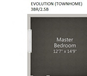 Evolution 3 bedroom 2.5 bath townhome 3 bedroom 2.5 bath townhome
